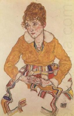 Portrait of the Artist's Wife (mk12), Egon Schiele